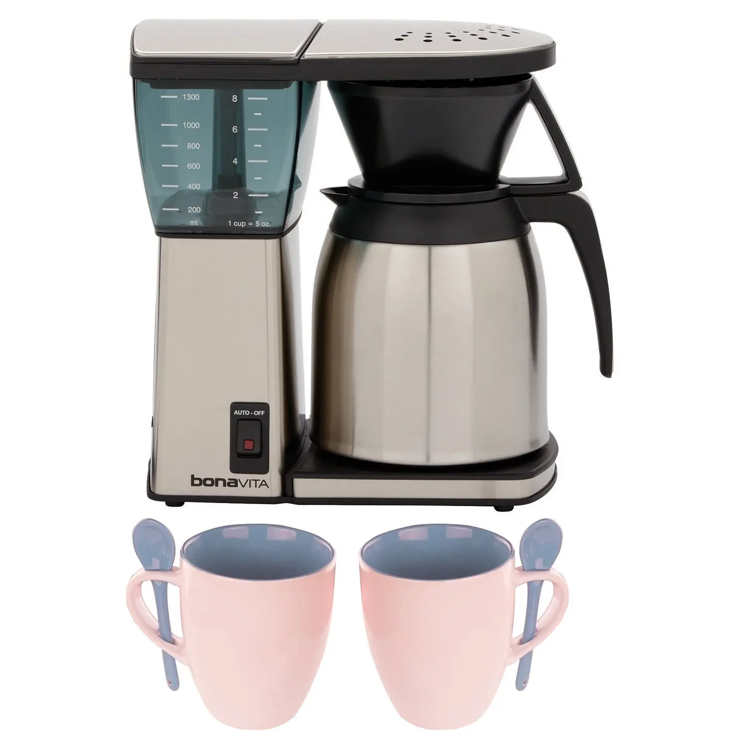 Buy Bonavita BV1800SS 8 Cup Coffee Maker With Thermal Carafe + Gold