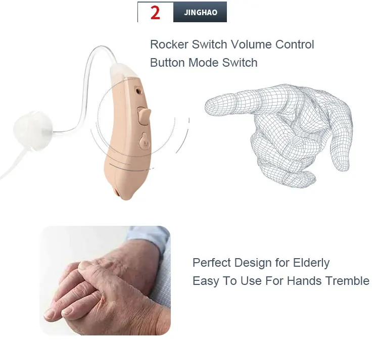Gifts for the Elderly BSCI Rocker Switch Ear Amplifier Medical Hearing ...