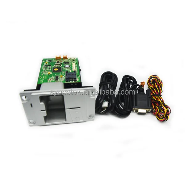 kiosk machine rs232 usb magnetic insert manual ic chip card reader
