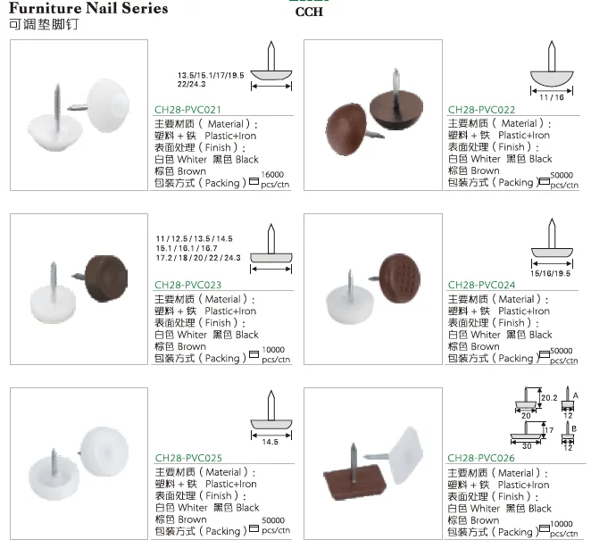Furniture Glider With Nail 19 Mm Glides Slider For Easy Moving Buy