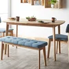No folding dining table wooden dining room set