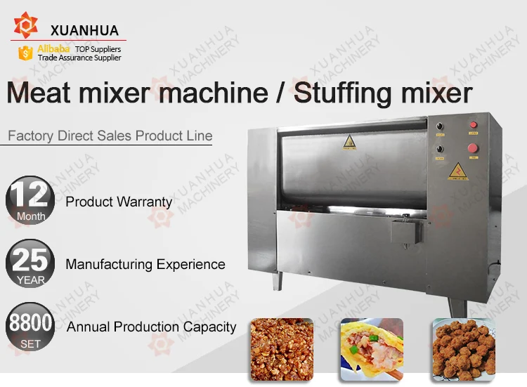 BX-50 vacuum meat mixer food equipment processing machine meat mixer