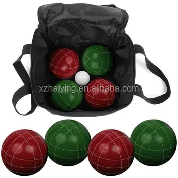 Bocce Ball Set Red Green Official Tournament Size Weight Bocce Ball Set Red Green Official Tournament Size Weight