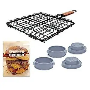 Stuffed Burger Set Essential Grilling Kit (Includes Recipe Book) by Charcoal Companion