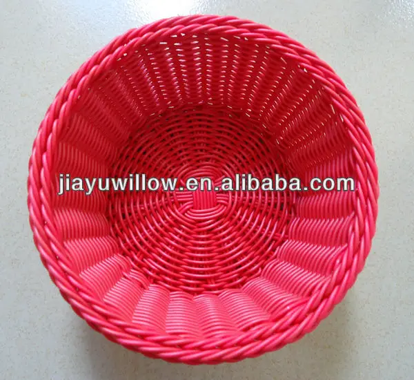 Wholesale Handicraft Plastic Fruit Baskets With Handmade For Christmas