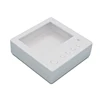 abs plastic white color LCD window with keypad plastic case
