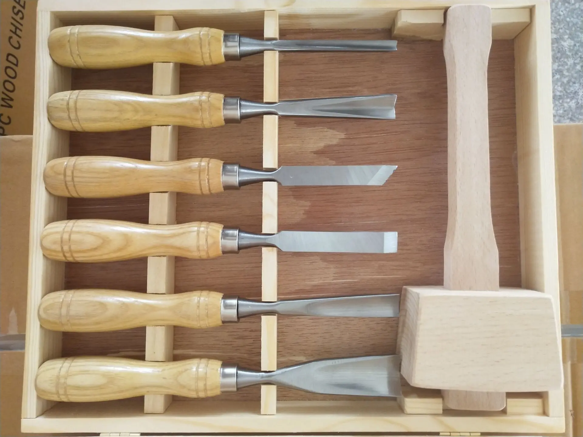 Woood Graved Chisel Set Steel Door Mortise Lock Set,Chisel Cutter 5