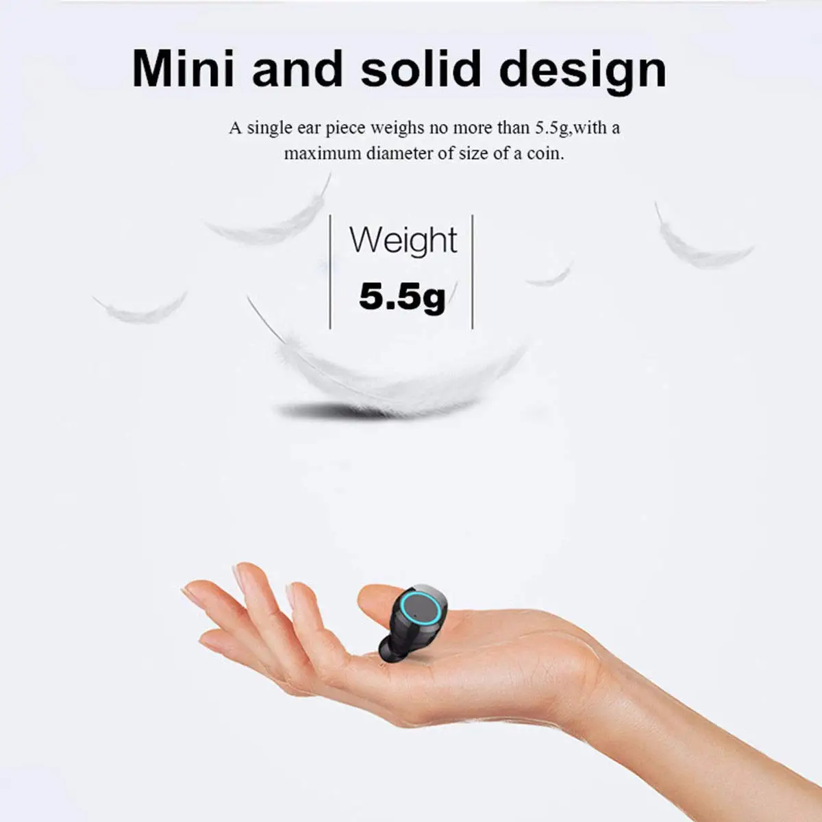 Top quality touch control X6 tws bt 5.0 IPX4 waterproof 4000mAh tws wireless headphone earphone with microphone for iphone