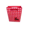 china wholesale die cut bag red paper wedding candy bag