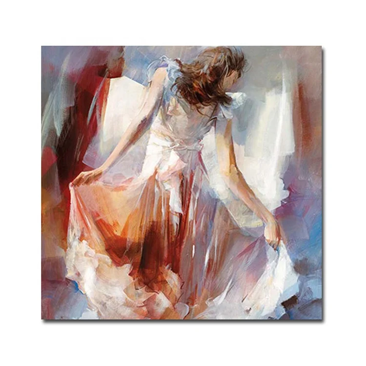  ◦˚ღ ســـجل حضــورك بــلوحه فنية ღ˚◦ - صفحة 43 MYT-Cheap-Abstract-Wall-Art-Ballet-Woman