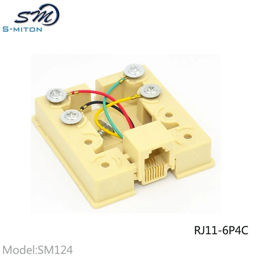 Trade Assurance 6P4C Surface box RJ11 Telephone Terminal box Shenzhen Smiton Electronics Co., Ltd.