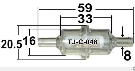 Nyron Plastic Motorcycle Fuel Filter