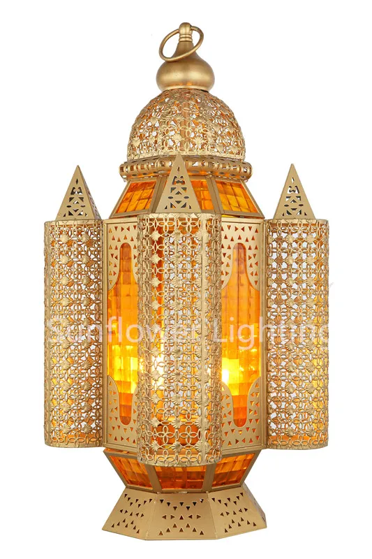 Moroccan Style Unique Wrought Iron Decorative Muslim Floor Lamp Unique Wrought Iron Decorative Muslim