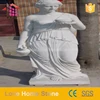 Customized professional cheap fountain fish sculpture Hand Carved Marble