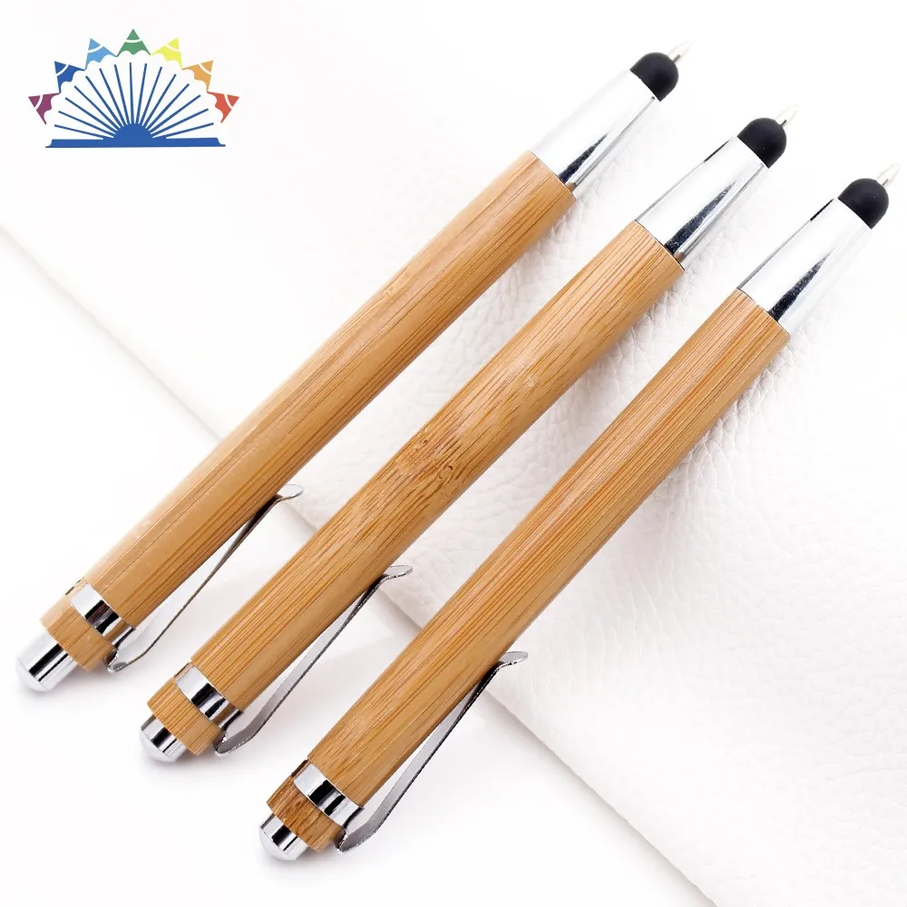 Eco Friendly Advertising Custom Bamboo Stylus Pen With Logo Buy Bamboo Pencustom Bamboo Pen 6116