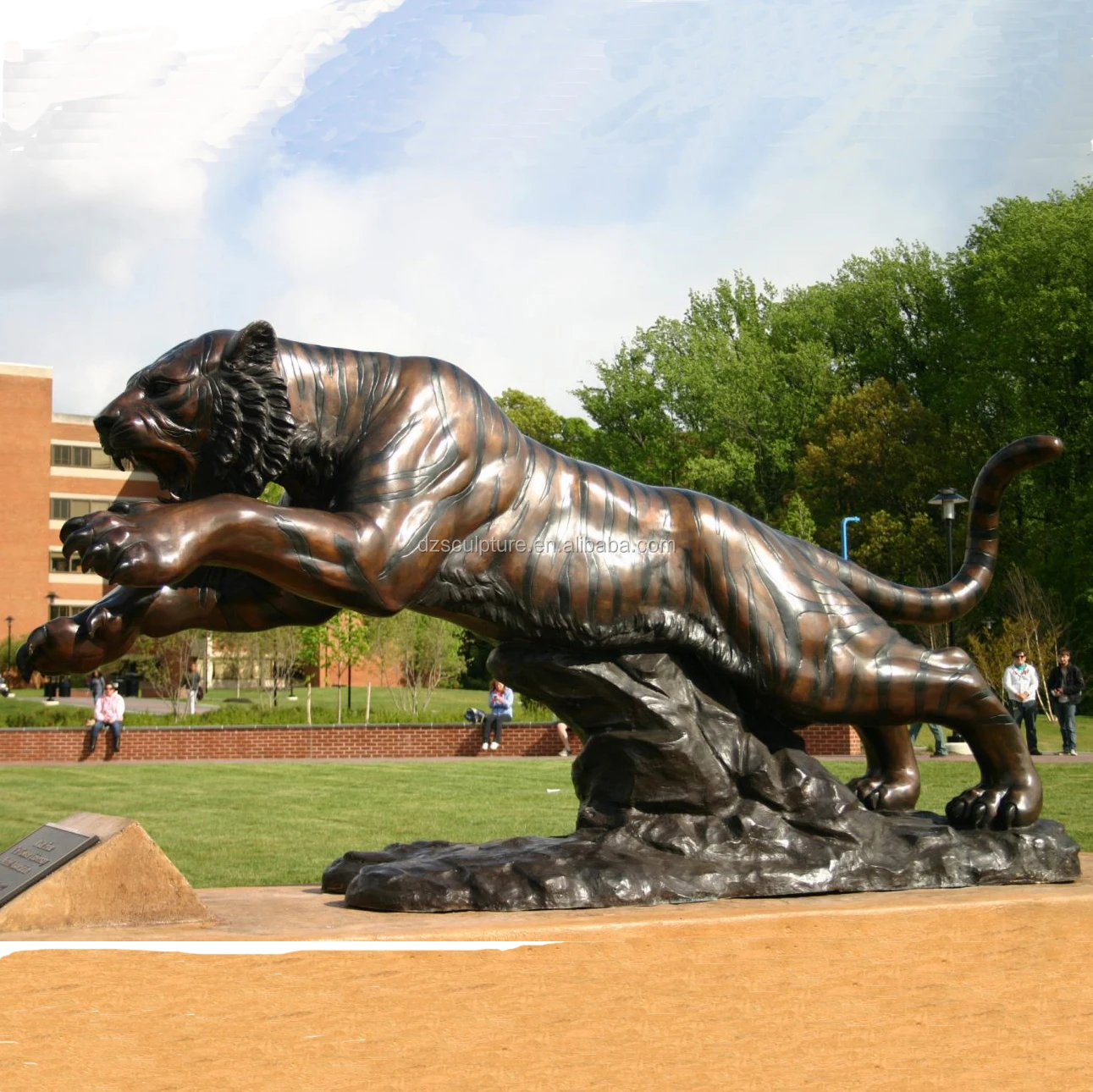 Garden Decoration Bronze Large Size Tiger Statue For Outdoor Buy