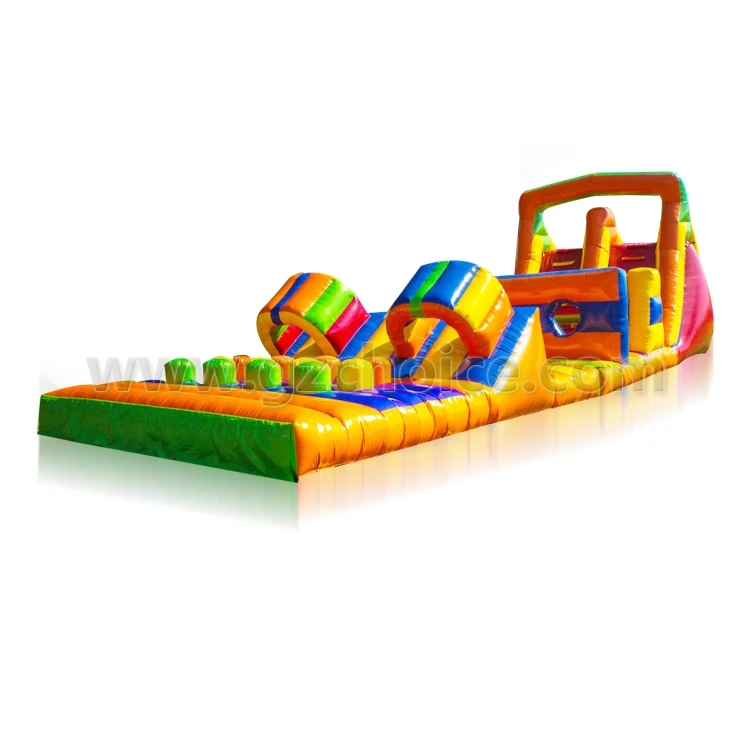 Commercial Inflatable Trampoline Slip Slide And Obstacle Course Buy