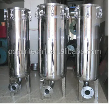 SS cartridge filter housing and bag filter vessel