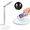 Behenda Touch Control 3 Color Modes Table Lamps LED Desk Lamp Night Light Qi Wireless Charger with Timer Brightness Adjustable
