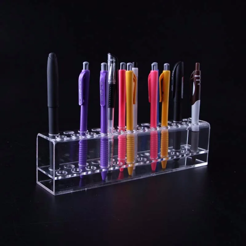 Custom Clear Acrylic Pen Stand Display Holder Rack Jewelry Organizer