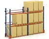high density dynamic flow conventional pallet rack