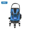 bluetooth connected high precision rechargeable leveling bright 3 beam blue laser level