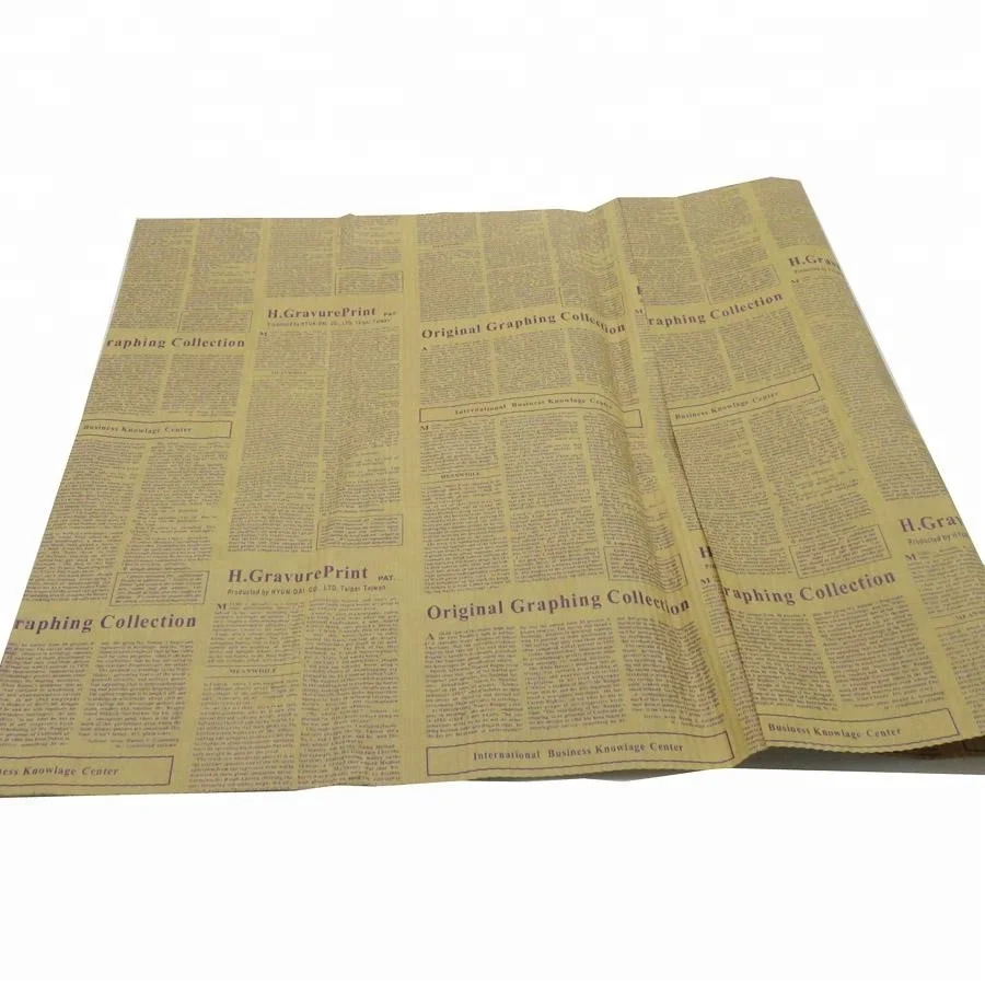 Custom Printing Old Newspaper Gift Packaging Wholesale Buy Recycler