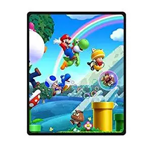 VIASHOW Custom Super Mario Bros Fleece Throw Blanket Indoor / Outdoor Blanket 40"x50"