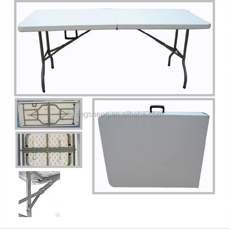 Foladable White Plastic Folding Table For Sale - Buy White Plastic ...