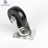 RF cheaper price various size rubber wheel caster without locking capability