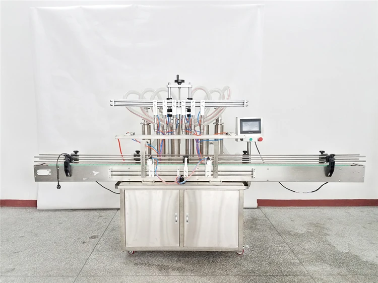 Newest Designer Hot Selling Automatic Honey Liquid Oil Filling Production Line Filling Machine