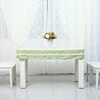 manufacturers custom home rectangular waterproof polyester tablecloth