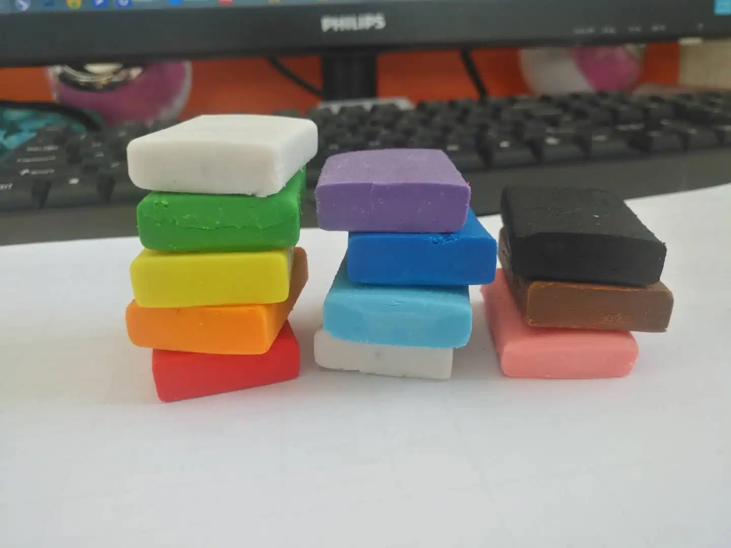 Diy Bake Eraser Clay / Make Your Own Mini Eraser Toy /diy /children