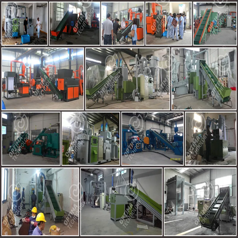 1000kg/h Scrap Ac Radiators Recycling Machine Separate Copper And