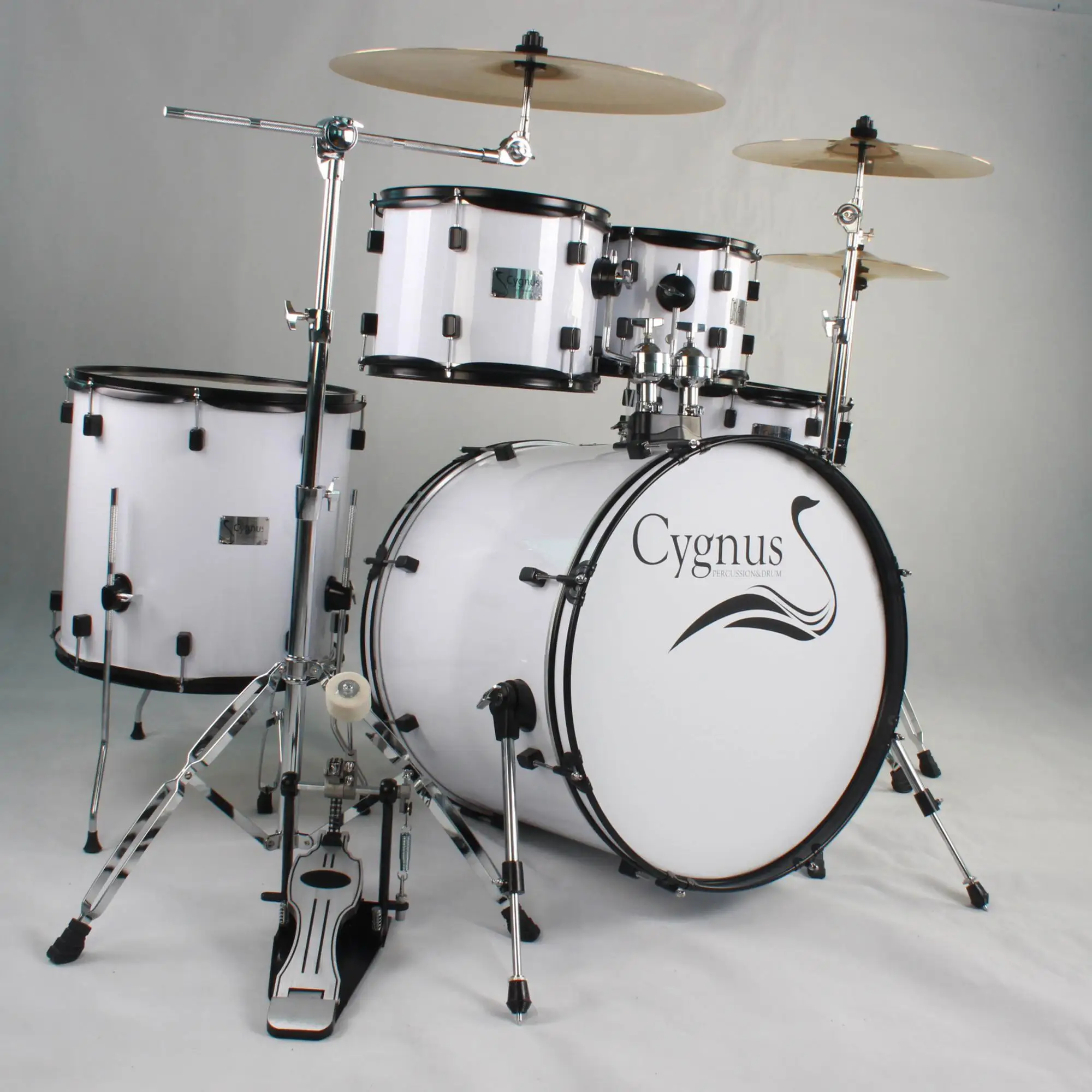 Manufacturers Musical Instrument Drums Pvc Cover Wood Shell Drum Kits