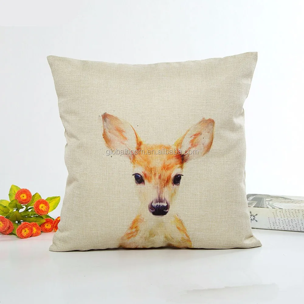 code cover hs pillow Bed Home Cushion Cute Decor Sofa Animal Cover Print