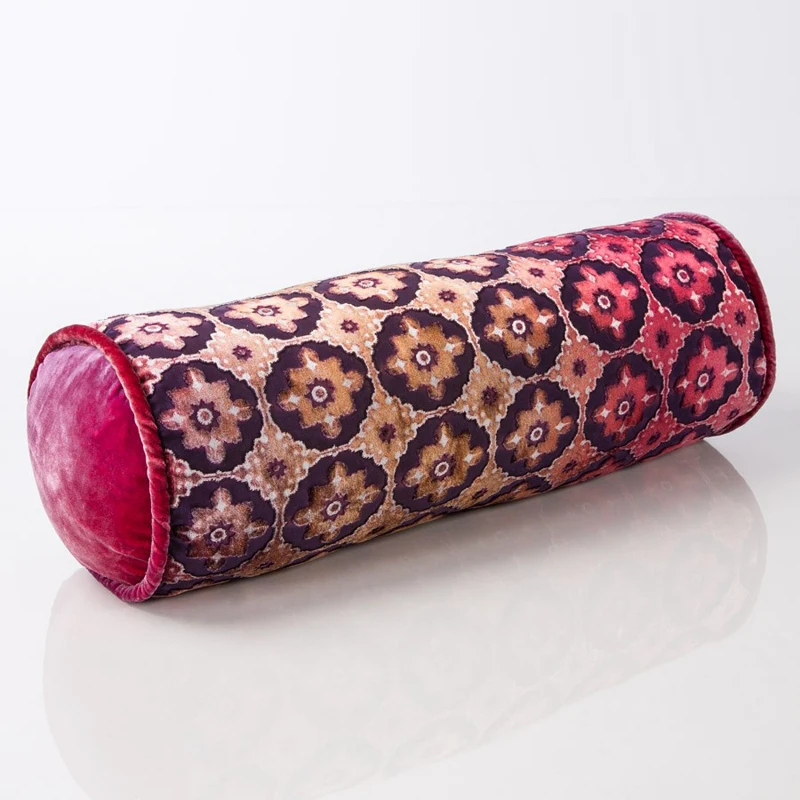 批发时尚宏伟便携式旅行长圆枕头/瑜伽枕头枕头圆枕头