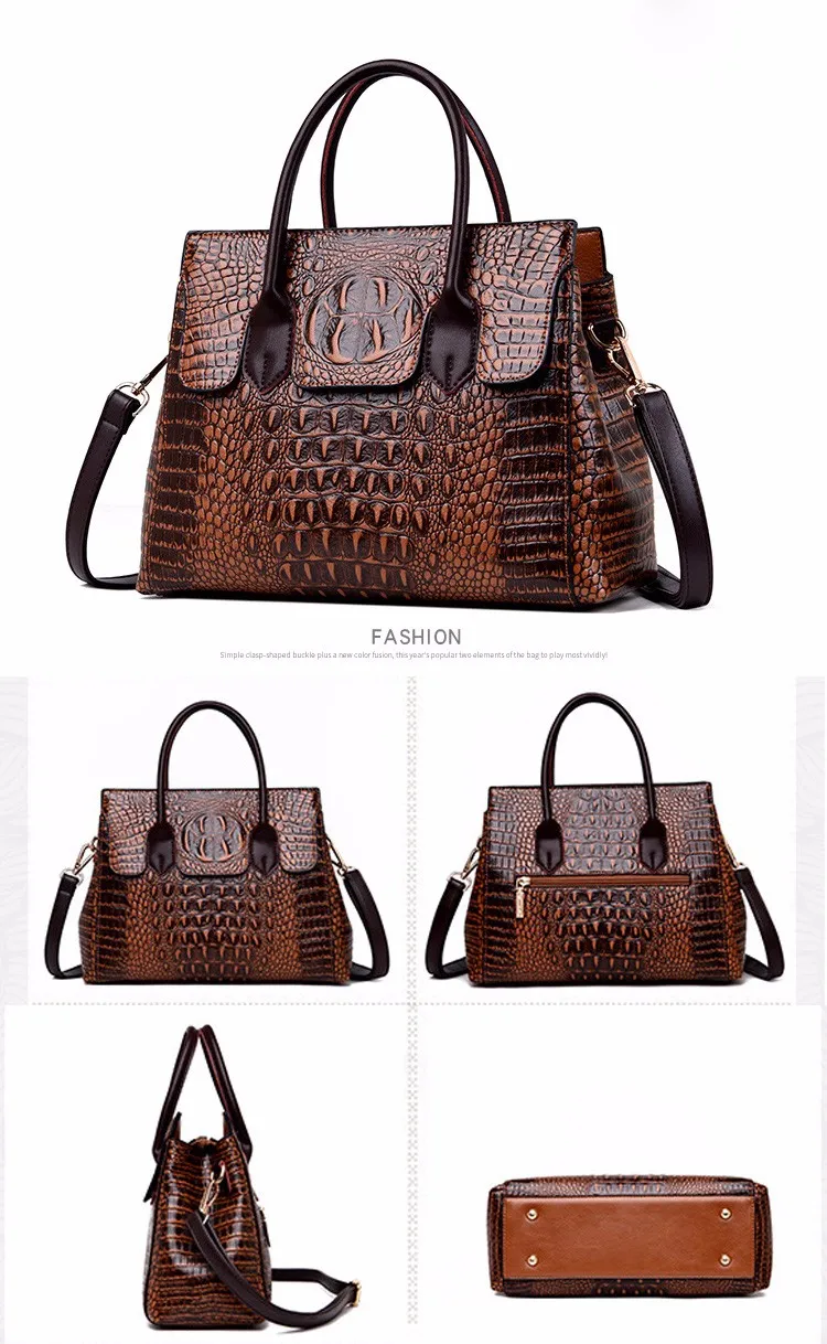 Wholesale Elegance Stylish Snake Embossed Luxury Bag Sling Messenger ...