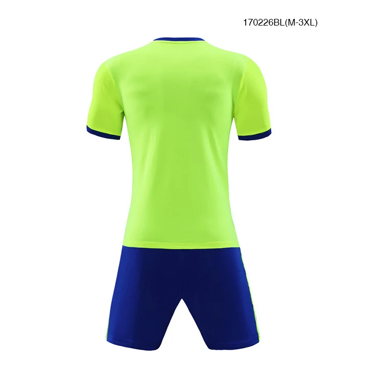 Fluorescent Green Soccer Jersey,Sublimation New Fashion Football Team ...