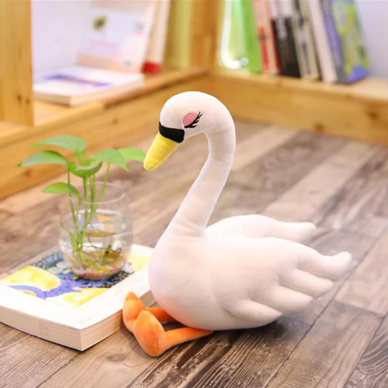 swan cuddly toy