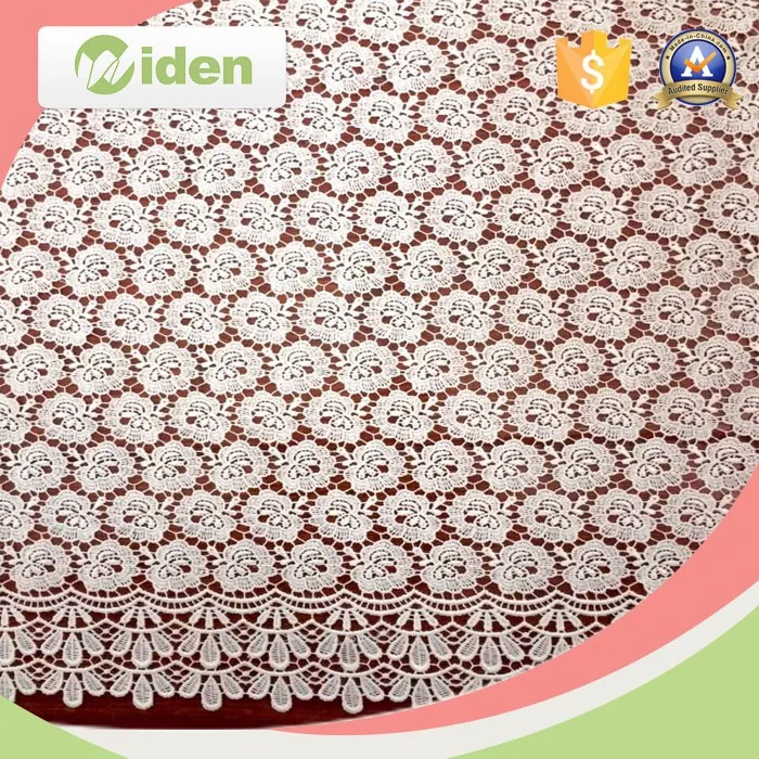 Fast delivery chemical milky poly bridal lace fabric wholesale
