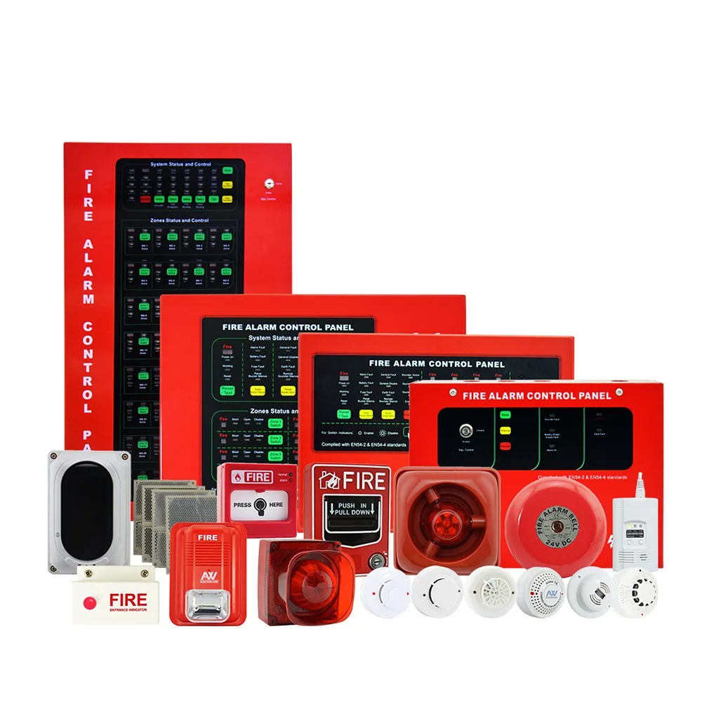 Home Security Conventional Fire Alarm Control System Fire Protection 20 Devices Each Zone Aw 1465