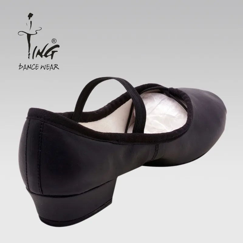 Black Super Leather Teaching Dance Shoes With Elastic Buy Teachers