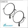 China CAME-TV Daylight 5600k 17.7inch Round LED Edge Light with NP-F960 Battery (2 Pieces Set)