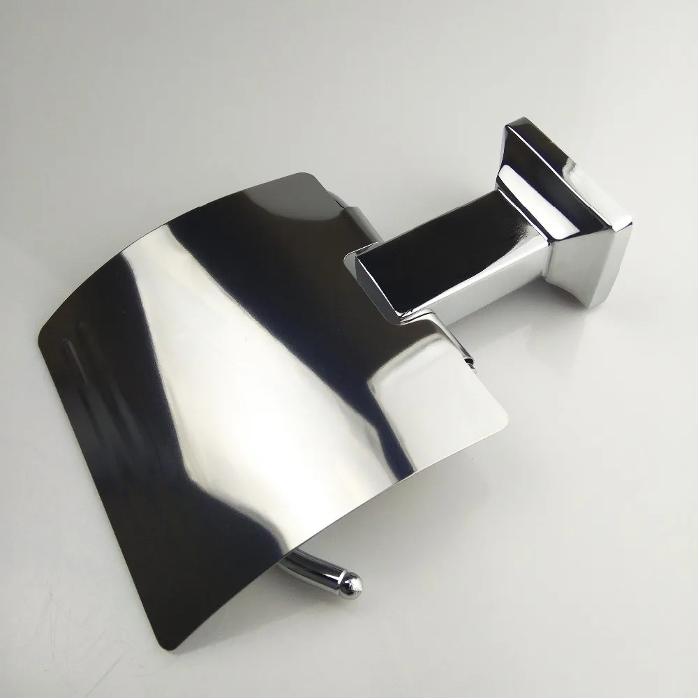 New Modern Hotel Toilet Tissue Roll Holder Chrome Zinc New Design Wall