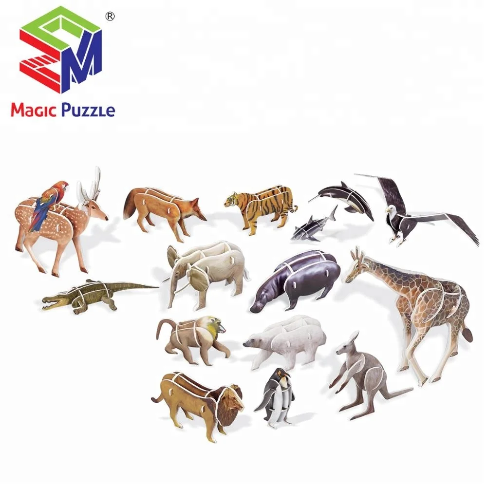 3d animal jigsaw puzzles