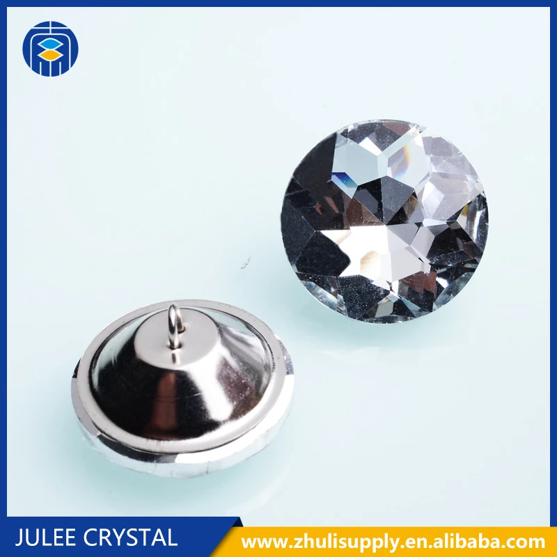 Julee 20mm Crystal Buttons Upholstery Sofa Crystal Pull Buttons Buy