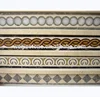 Elegant floor and wall decor water jet cut marble border tile