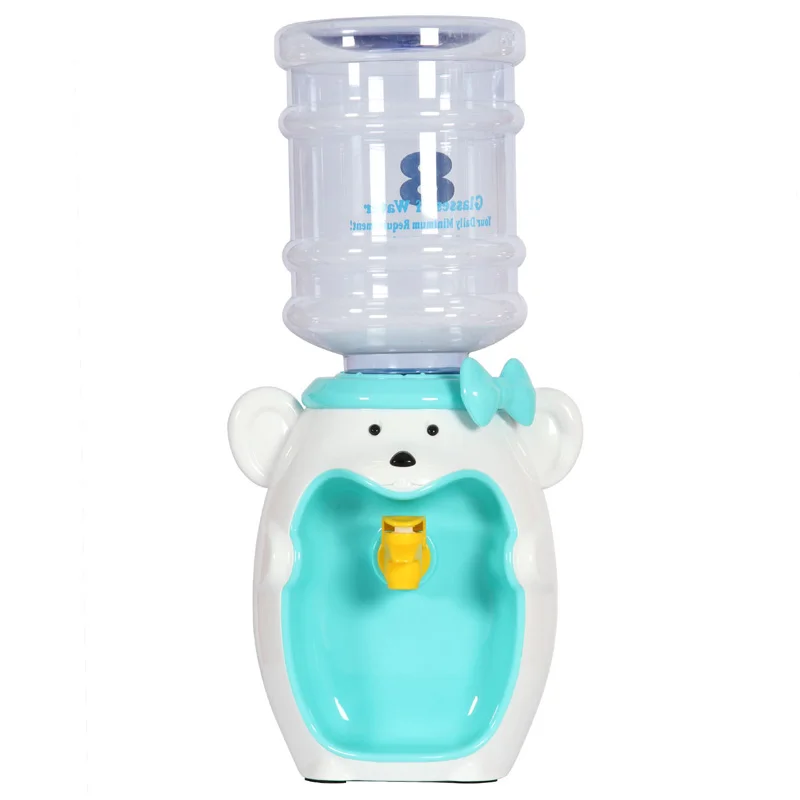 Non-electric Plastic panda animal cute Portable Mini Water Dispenser