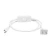 LKCL84 Power Cable Cord With ON / OFF Switch For T8 T5 Integrated LED Tube Light 1M/3FT